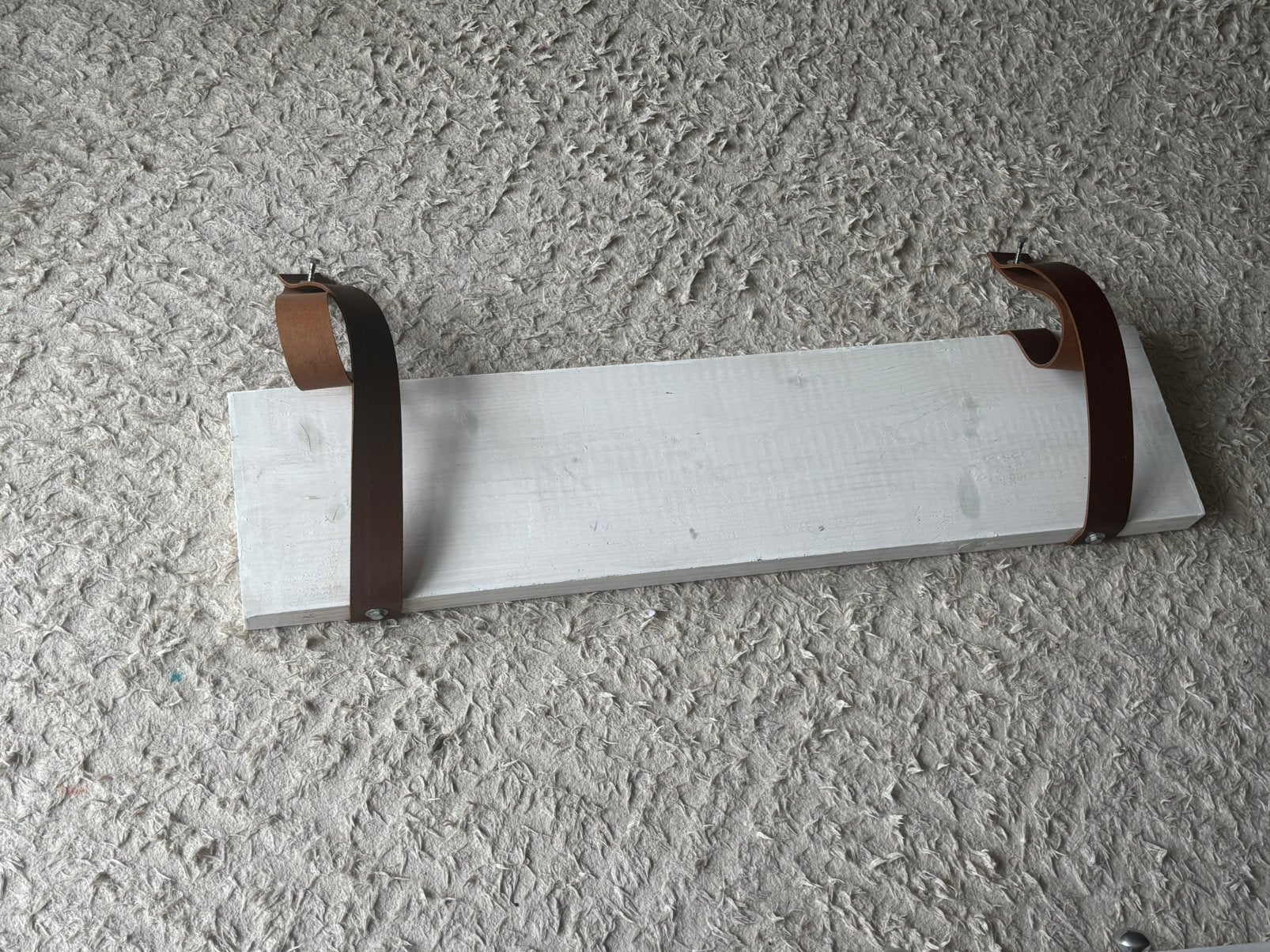 Steigerhouten kapstok met plank en kinder kapstok, Wandkapstok, Gebruikt, Ophalen of Verzenden, Minder dan 100 cm