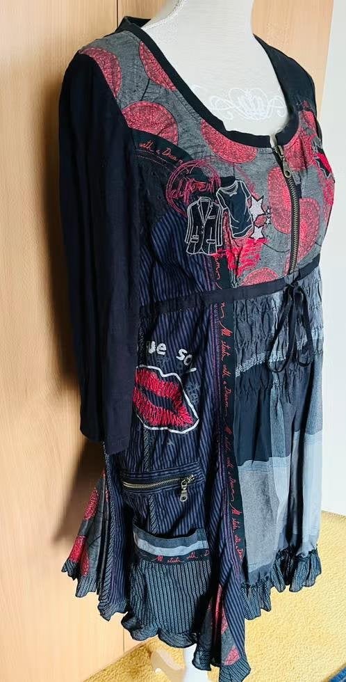 Desigual jurk maat 40 [nr1], Kleding | Dames, Jurken, Maat 38/40 (M), Zwart, Ophalen of Verzenden, Zo goed als nieuw
