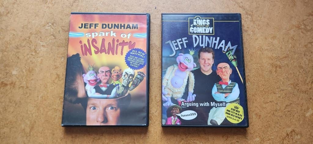 DVD Jeff Dunham Spark of Insanity & Arguing with Myself, Alle leeftijden, Ophalen of Verzenden, Zo goed als nieuw, Stand-up of Theatershow