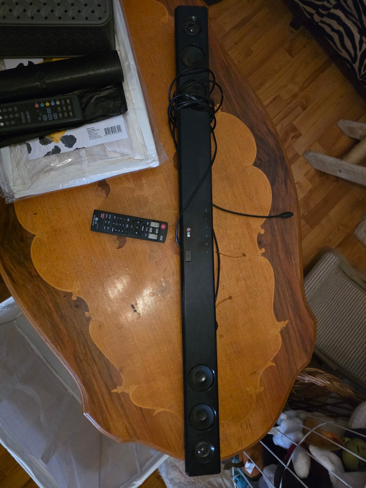 LG sound bar, Ophalen, Gebruikt