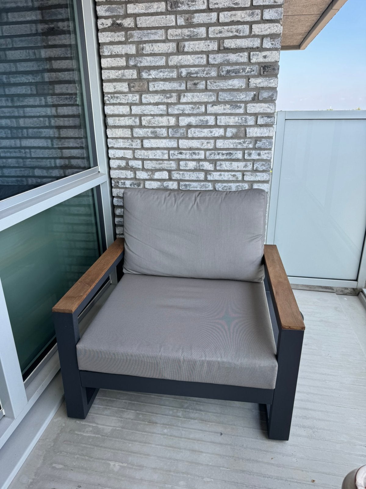 Life loungestoel soho all weather tuinstoel, Aluminium, Zo goed als nieuw, Loungeset, Stoel
