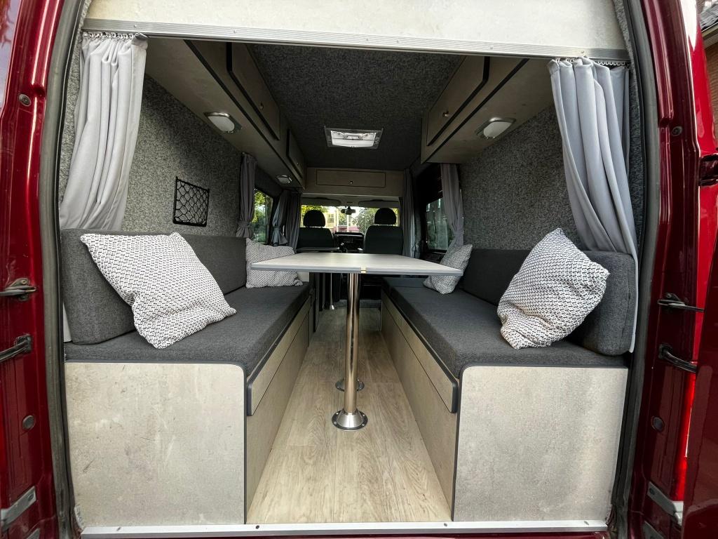 Ford Transit 280M Camper klaar voor avontuur!, Buscamper of Camperbus, Achteruitrijcamera, Tot en met 2, Particulier