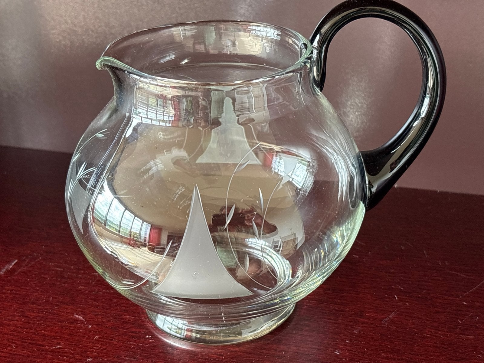 Vintage Art Deco Waterkan C. de Lorm – Glas Leerdam (1922), Ophalen of Verzenden