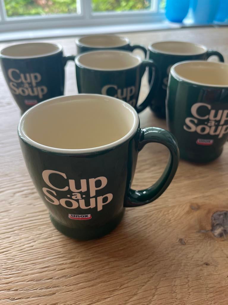 6x Unox Unox Cup a Soup bekers - Nieuw, Ophalen, Nieuw, Steen/keramiek, Overige merken