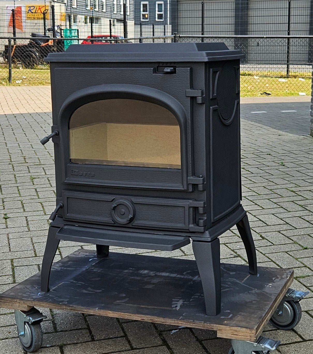 Houtkachel Dovre 450CB, Huis en Inrichting, Kachels, Houtkachel, Ophalen of Verzenden, Zo goed als nieuw, Vrijstaand
