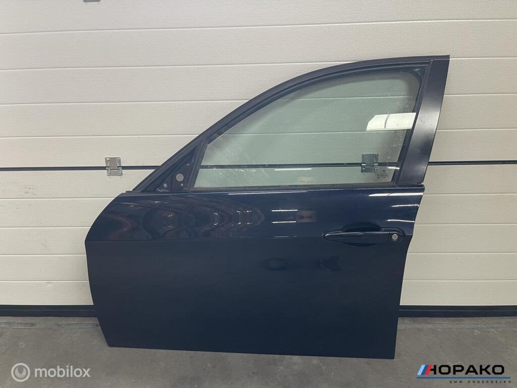 BMW 3 serie E90 E91 |voordeur links| Monacoblau, Gebruikt, Deur, Ophalen of Verzenden, Info@bmw.com