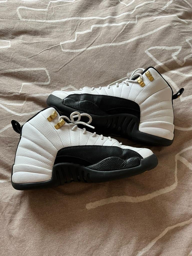 Jordan 12 Retro Taxi - US size 6, maat 38,5, Wit, Air Jordan, Ophalen of Verzenden, Sneakers of Gympen