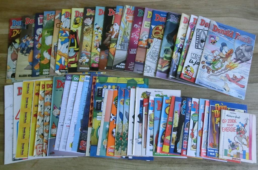 Partij met Donald Duck bijlagen, Boeken, Meerdere stripboeken, Ophalen of Verzenden, Gelezen