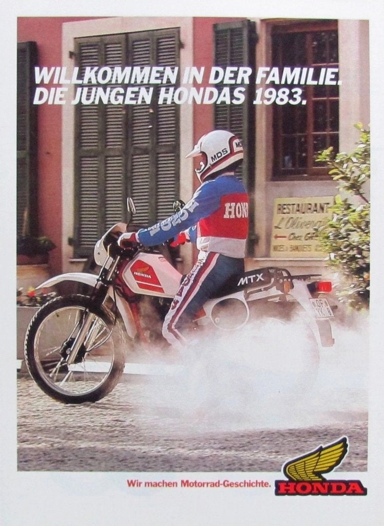 Folder HONDA 50/ 80cc MB MBX MCX MTX PX Camino Lead 1983, Ophalen of Verzenden, Honda