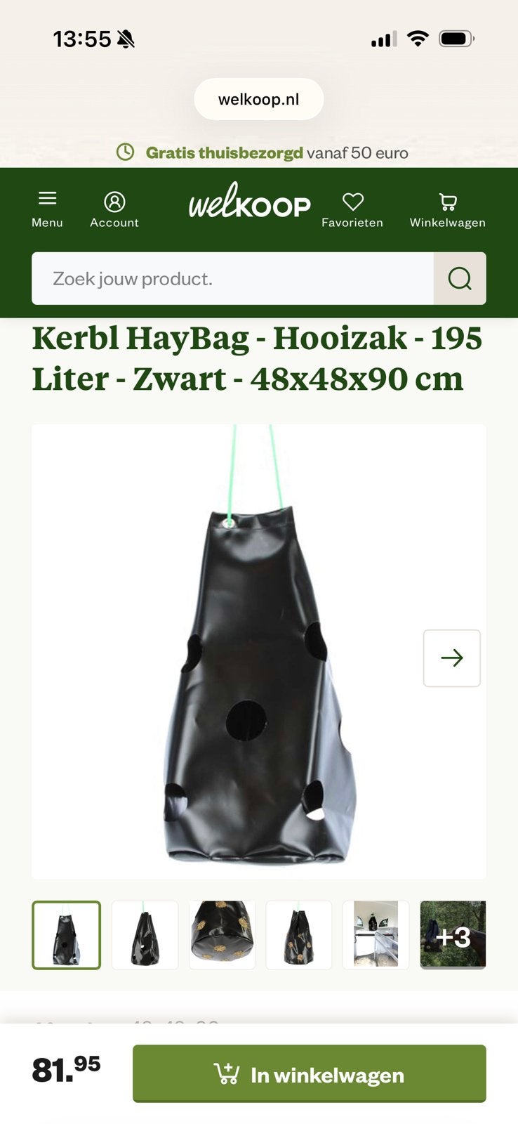 Kerbl hooizakken groot, Dieren en Toebehoren, Ophalen of Verzenden, Nieuw