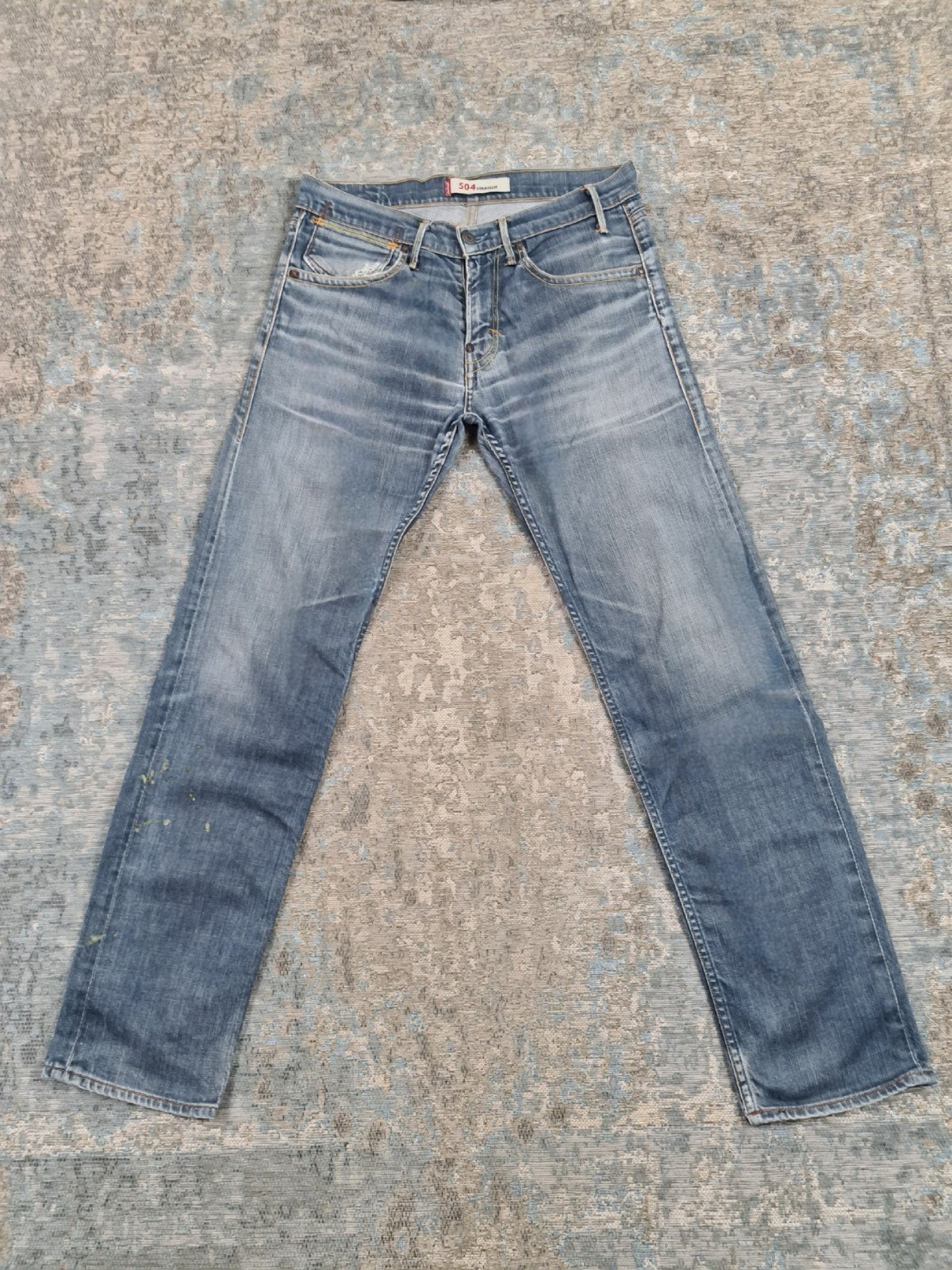 Levi's 504 Straight W31 L32 Straight STRETCH Bronno3132, Blauw, Levi Strauss Nederland, W32 (confectie 46) of kleiner, Ophalen of Verzenden
