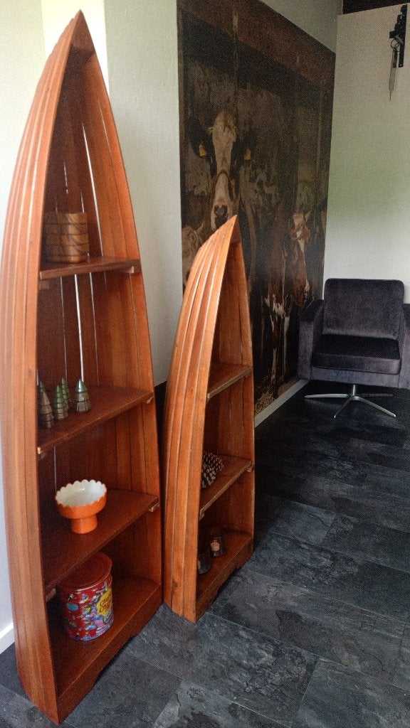 Kano kasten teak inrichting, Ophalen
