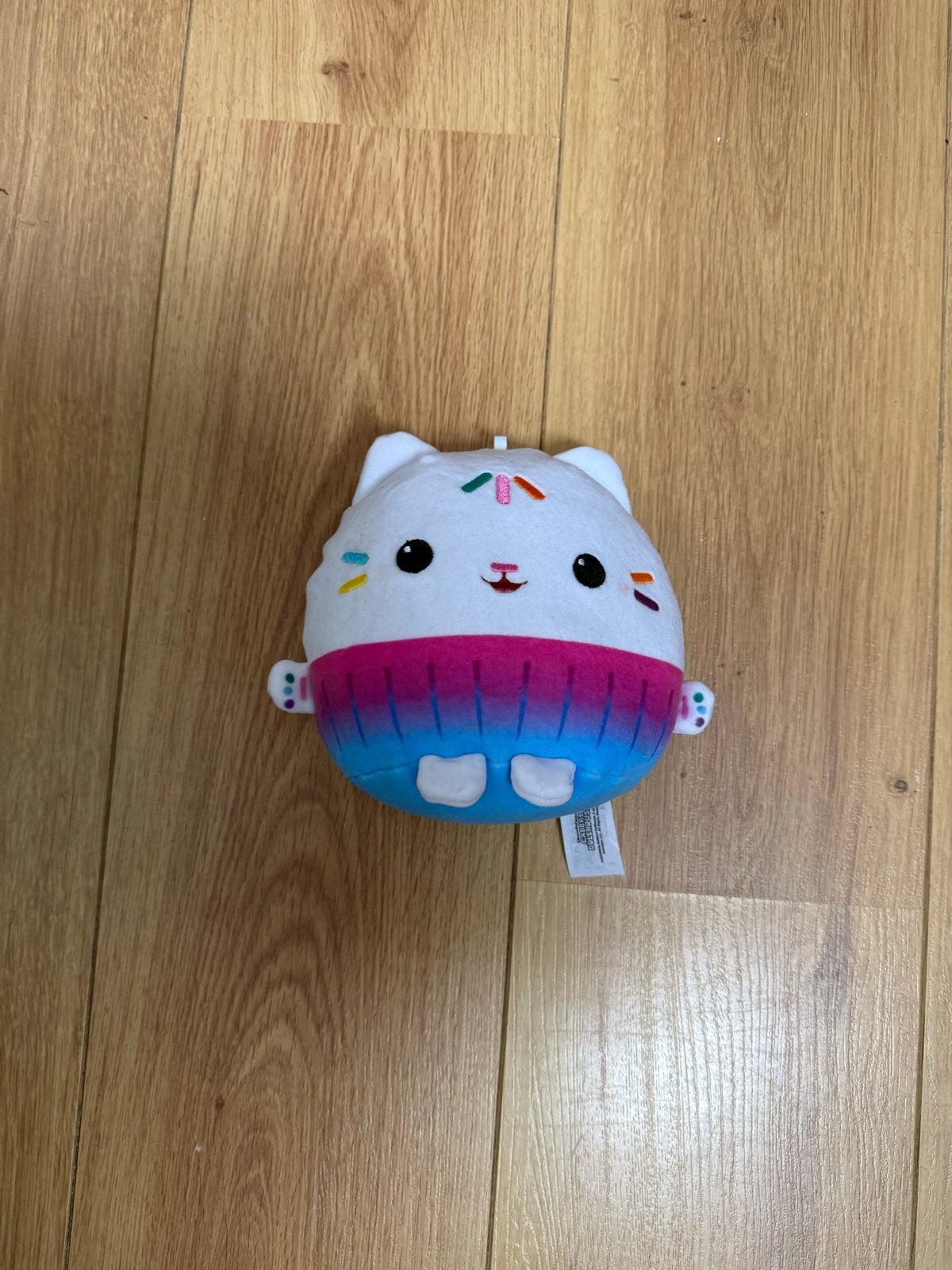 Leuke Cupcake Kat Knuffel - Zacht en Kleurrijk, Overige merken, Overige karakters, Ophalen of Verzenden, Meerkleurig