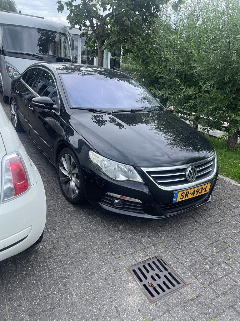 Volkswagen Passat 3.6 V6 FSI CC 4MOTION AUT 2008 Zwart, Auto's, Automaat, Euro 5, Passat CC, 4 stoelen