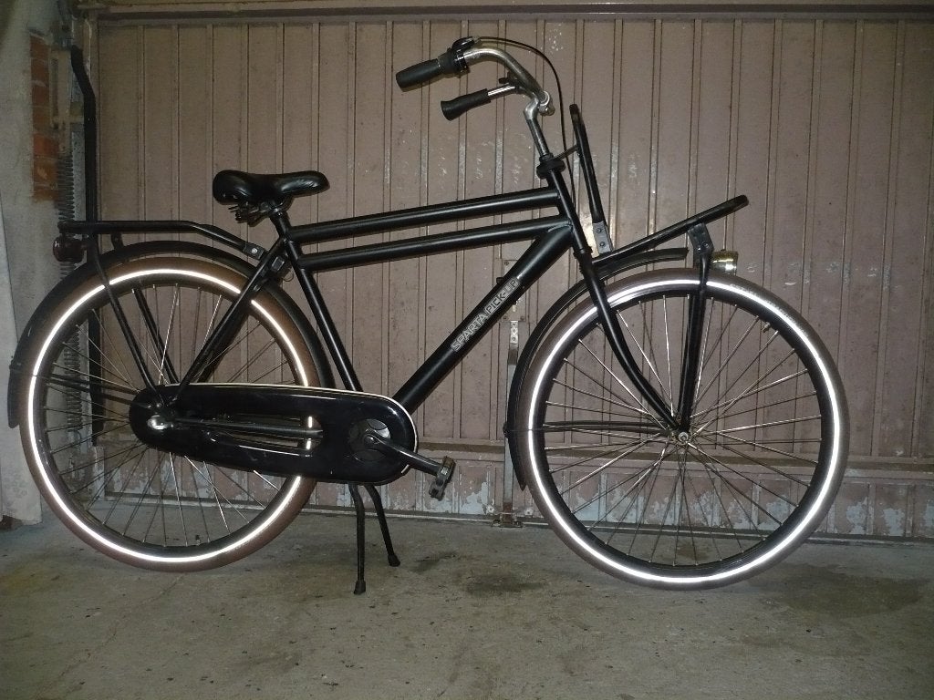 Stoere sparta pick-up kleine herenfiets jongensfiets met rek, Ophalen, Terugtraprem, Sparta, Gebruikt