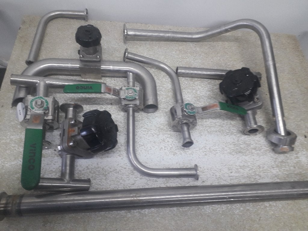 RVS afsluiters en anders, 50 tot 100 mm, Overige typen, Ophalen of Verzenden, Zo goed als nieuw