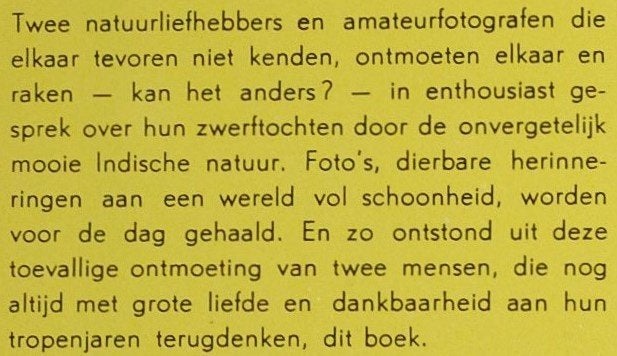 Wat wij in ons hart sloten - Indische natuur (1973), Gelezen, Bloemen, Planten en Bomen, Verzenden, Hein Buitenweg en Willem Krols