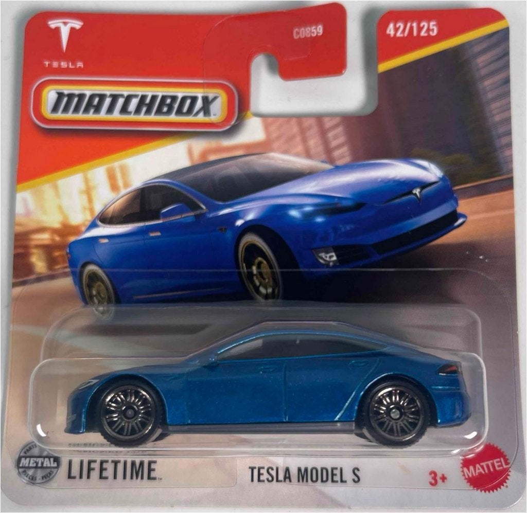 Matchbox Tesla Model S, Kinderen en Baby's, Ophalen of Verzenden, Nieuw