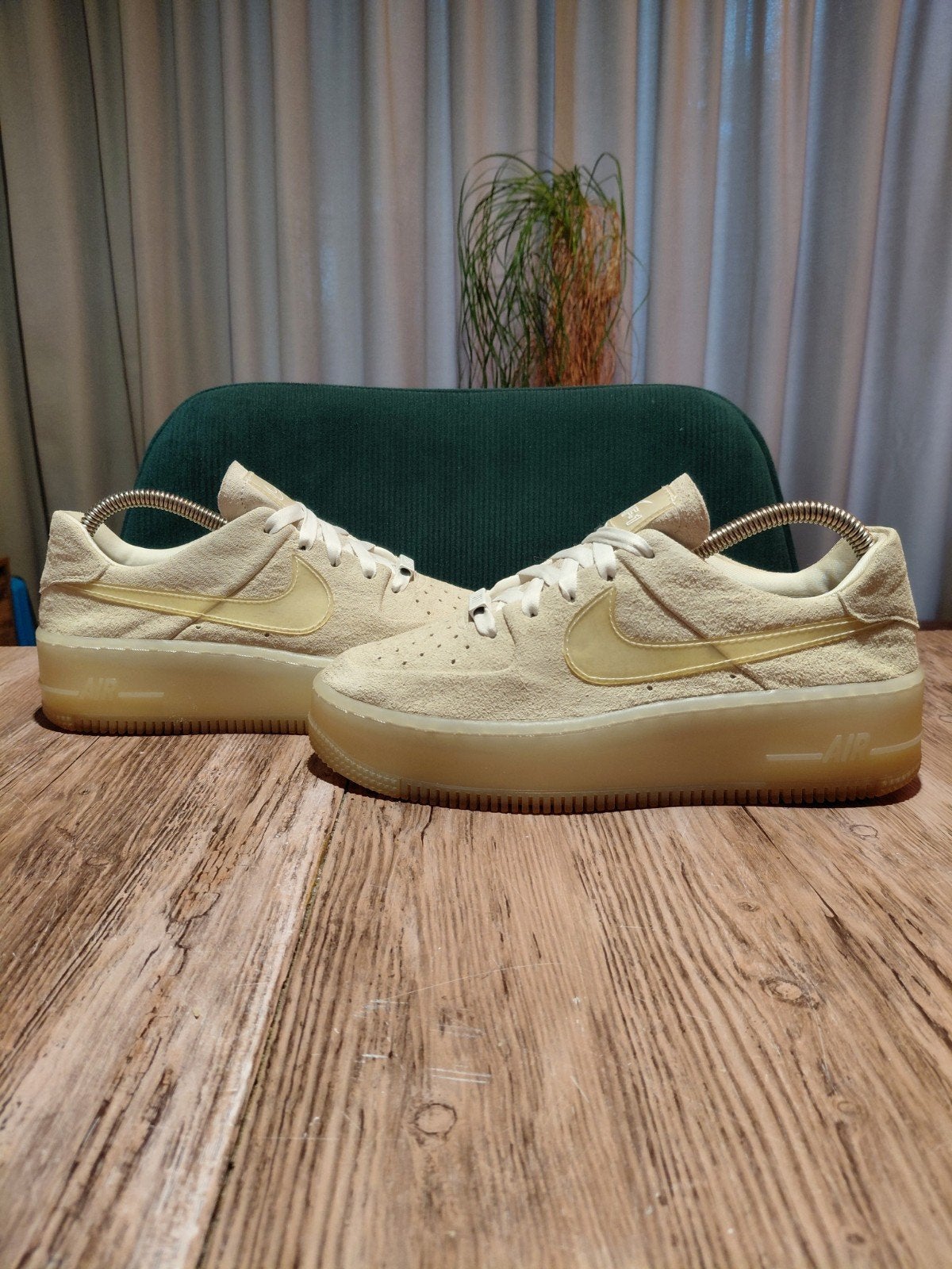 Nike Air Force 1 Sage LUX 'Translucent Phantom' Size 37, Beige, Nike, Ophalen of Verzenden, Sneakers of Gympen
