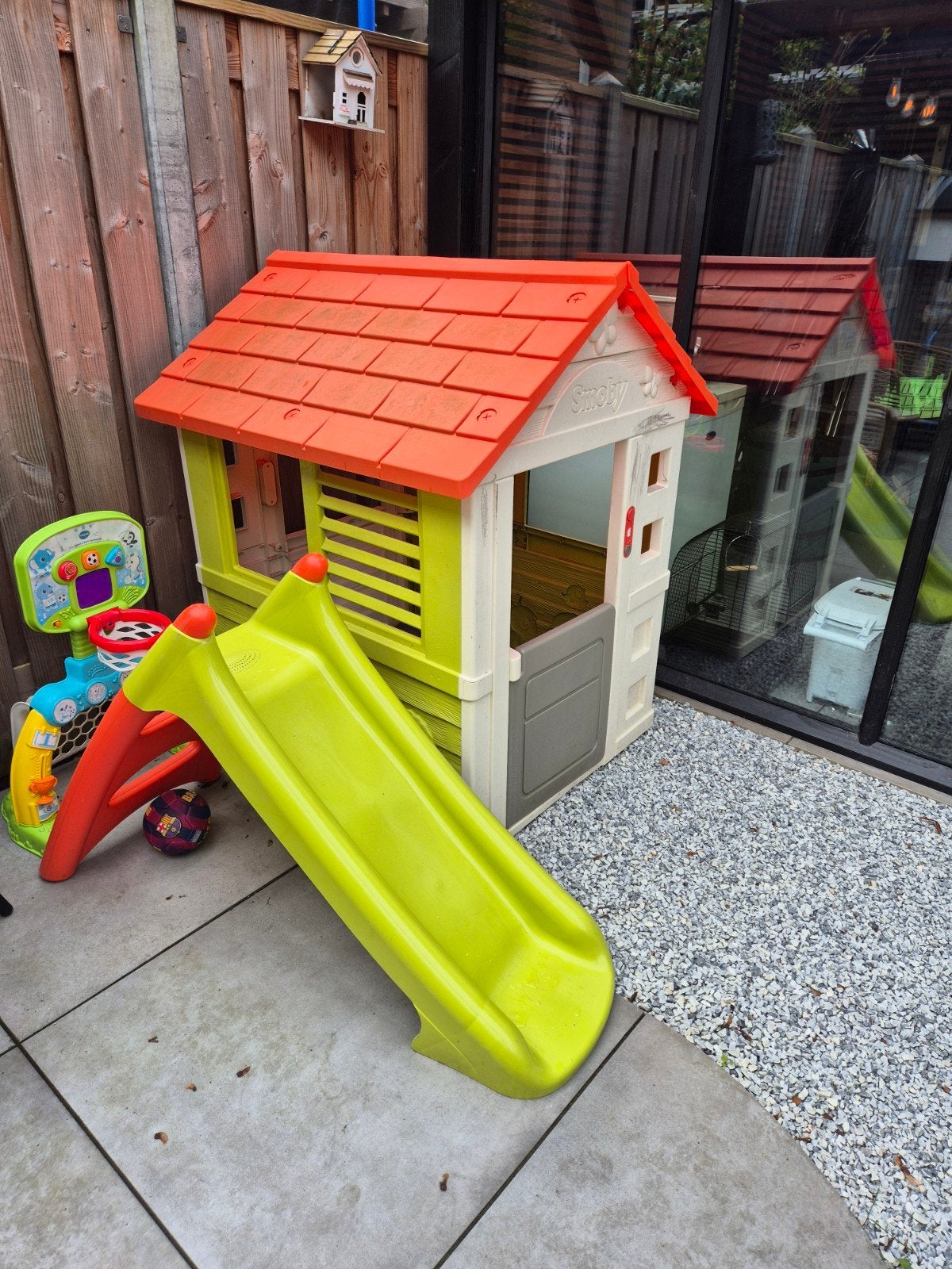 Smoby Speelhuisje met Glijbaan, Ophalen, Gebruikt, Plastic
