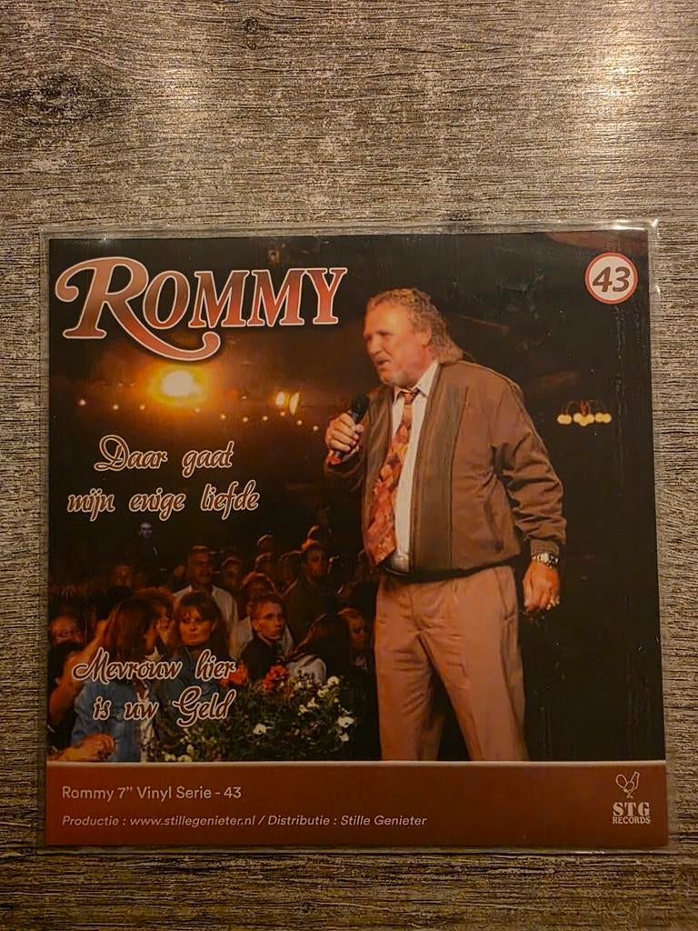 7″ – Rommy – Daar Gaat Mijn Enige Liefde / Mevrouw – Deel 43, Ophalen of Verzenden, 7 inch, Levenslied of Smartlap