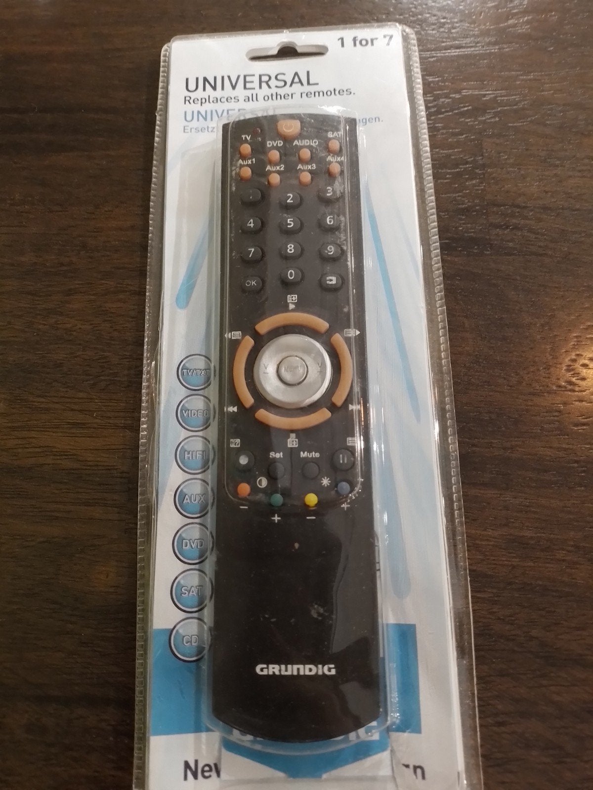 Nieuwe Universele Afstandsbediening voor Grundig (1 for 7), Ophalen of Verzenden, Nieuw, Universeel, Tv