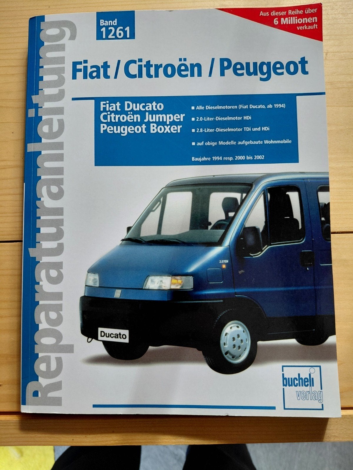 Reparatie boek Fiat Ducato Citroën Jumper Peugeot Boxer, Auto diversen, Ophalen of Verzenden