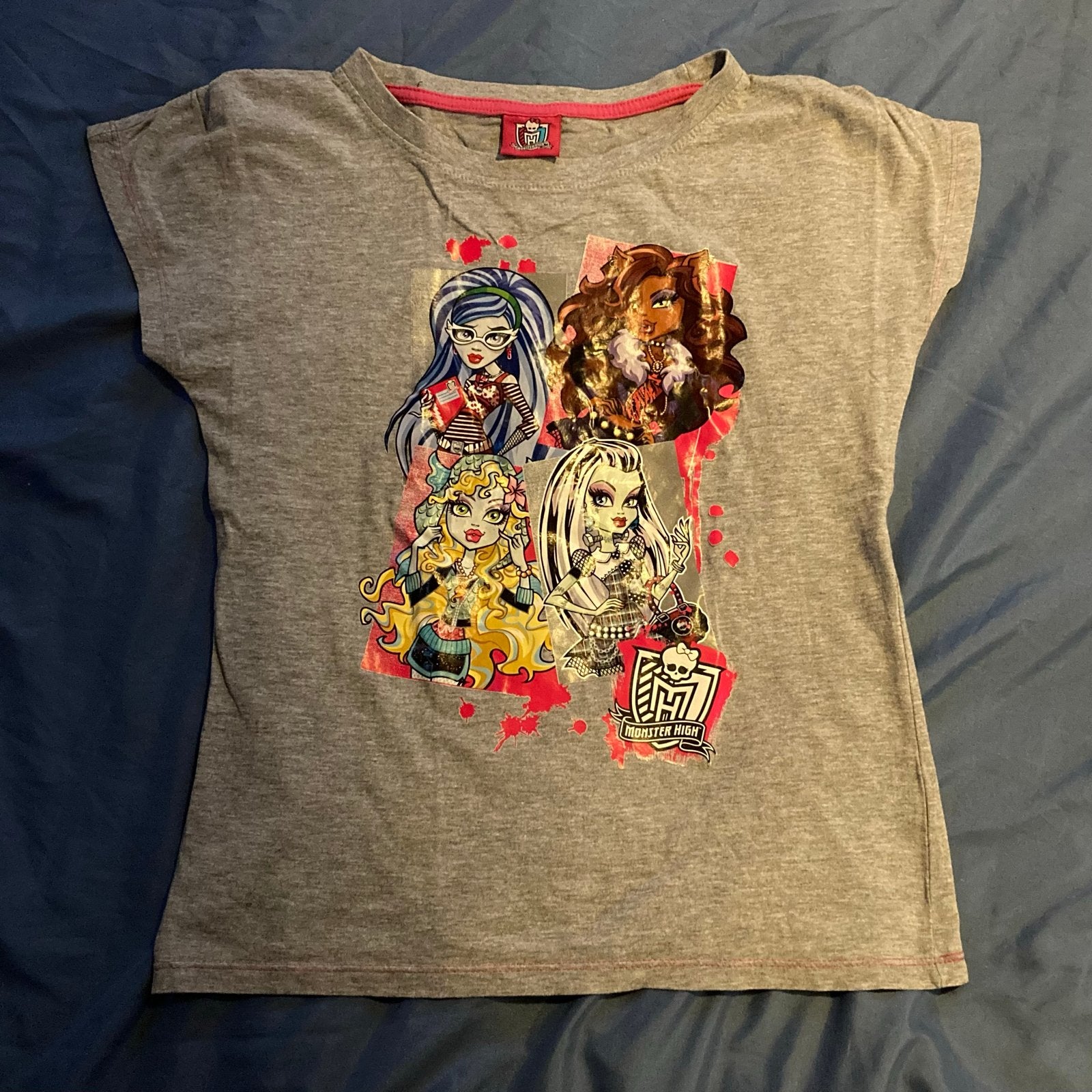 Monster High shirt, maat 146, Kinderen en Baby's, Kinderkleding | Maat 146, Ophalen of Verzenden, Zo goed als nieuw, Meisje, Shirt of Longsleeve
