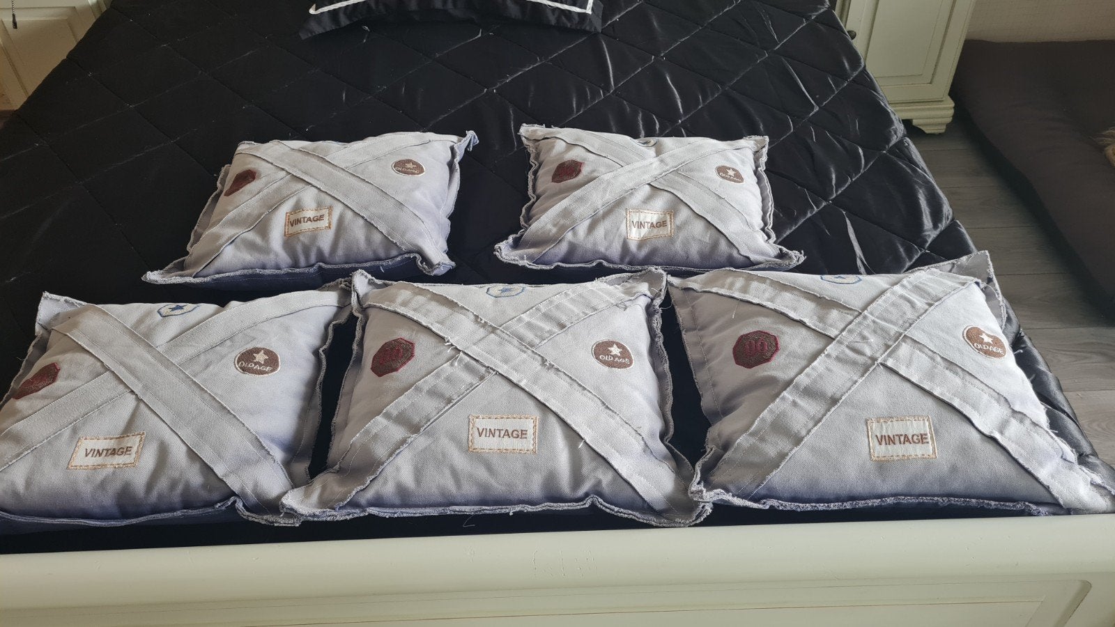 5 kussens voor binnen of buiten, Huis en Inrichting, Slaapkamer | Waterbedden, Ophalen, Tweepersoons