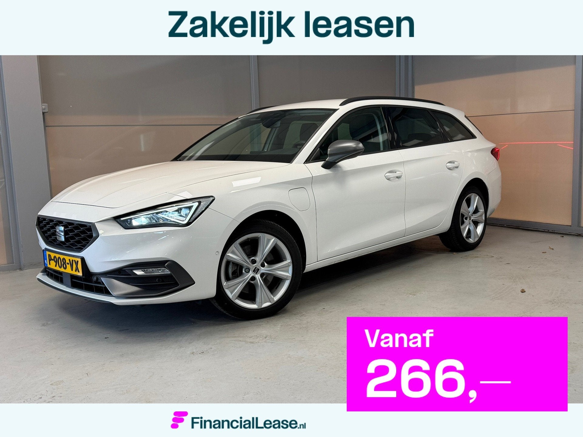 Seat Leon Sportstourer 1.4 TSI eHybrid PHEV FR Business Inte, Dealer onderhouden, Gebruikt, 4 cilinders, Leon