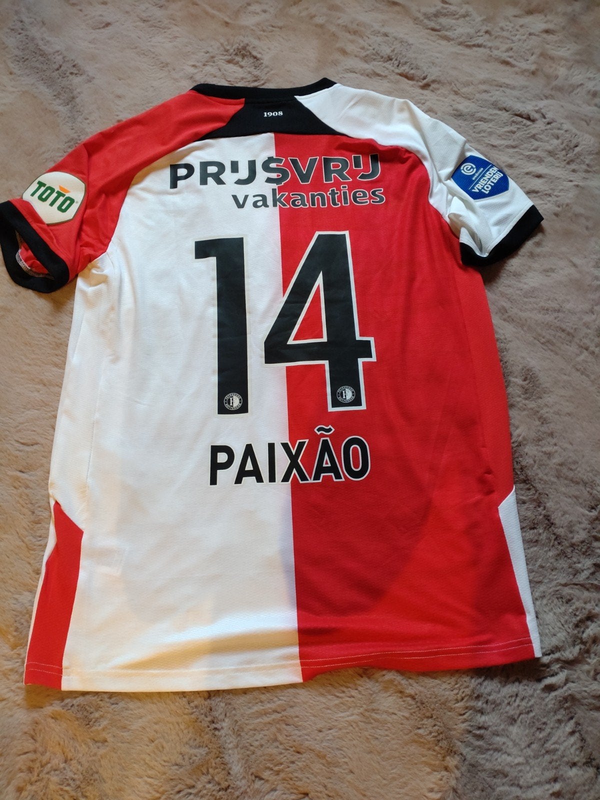Feyenoord Thuisshirt Paixão - Maat M, Ophalen of Verzenden, Zo goed als nieuw