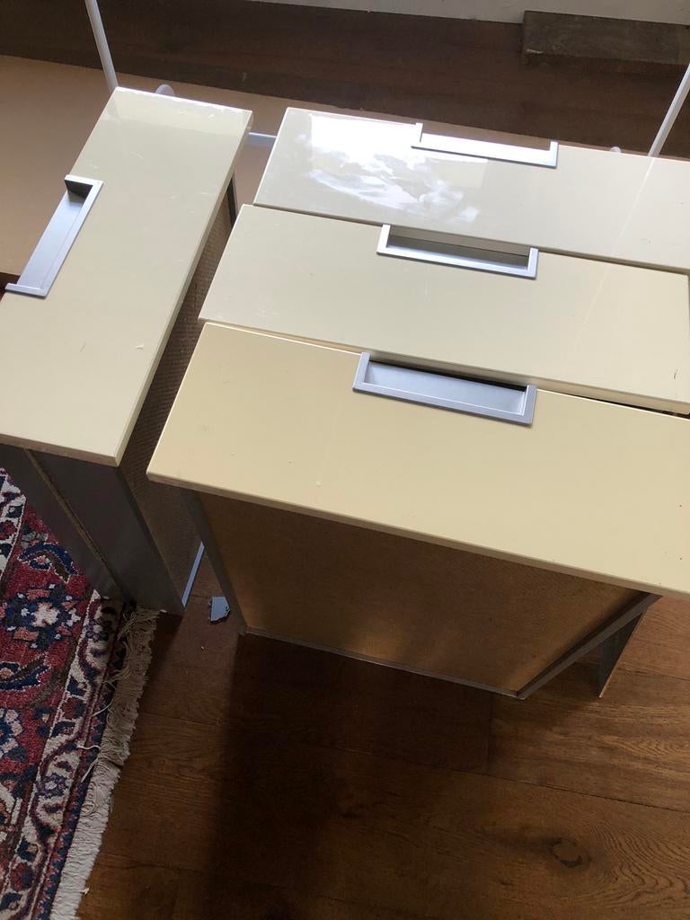 Pax lomen ladefrontjes hoogglans creme 4 stuks, Ophalen, 50 tot 100 cm, Zo goed als nieuw, Minder dan 100 cm