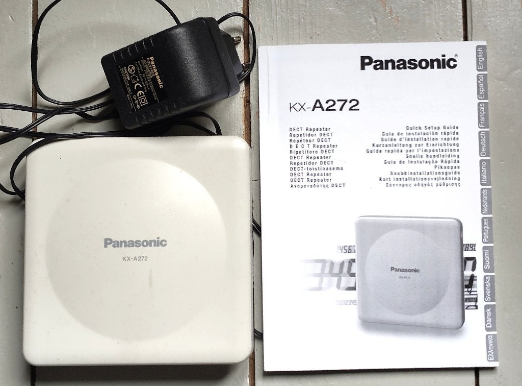 Panasonic KX-A272 Dect repeater, Ophalen of Verzenden, Zo goed als nieuw, 4 handsets of meer