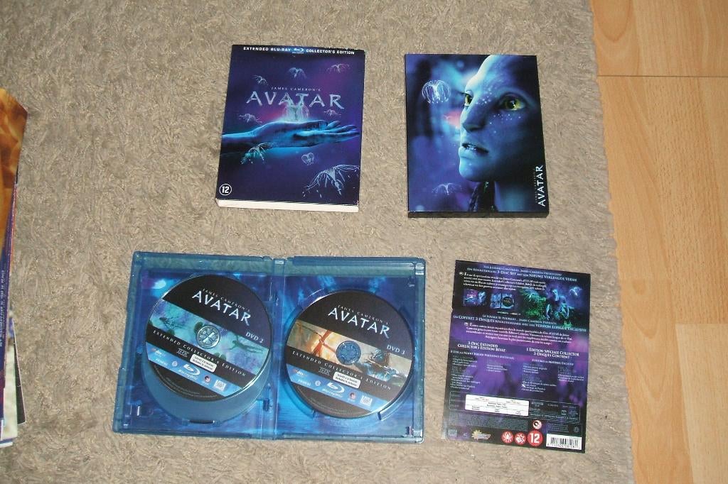 Avatar Extended Blu Ray collectors edition 3 disc, Cd's en Dvd's, Blu-ray, Ophalen of Verzenden, Zo goed als nieuw, Science Fiction en Fantasy