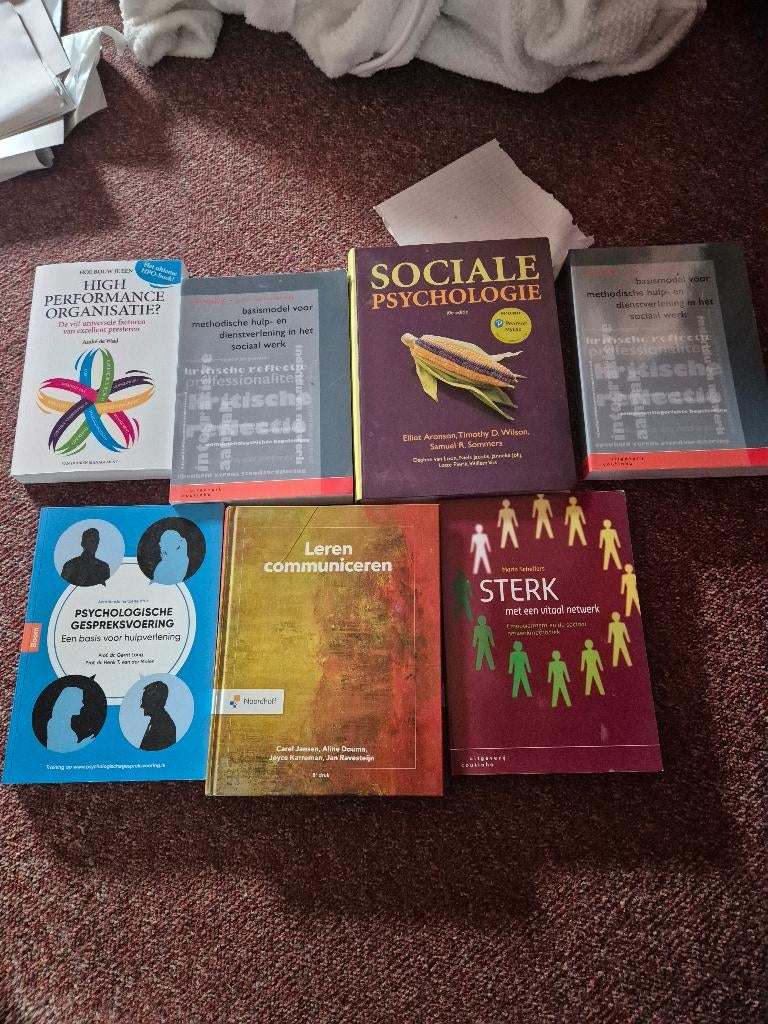 Social work boeken, Boeken, Ophalen of Verzenden, Zo goed als nieuw, Overige niveaus, Overige vakken