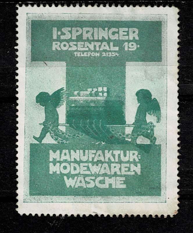 sluitzegel Duitsland SPRINGER MANUFAKTUREN, Ophalen of Verzenden, Overige thema's