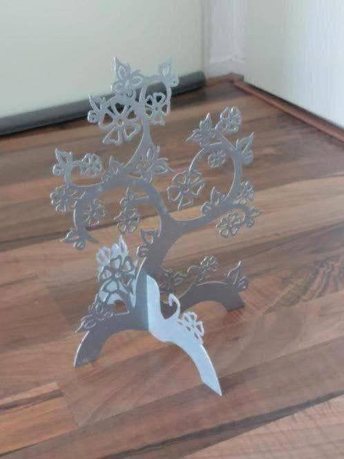 Metalen sieraden standaard, 19x19cm, H27cm, Huis en Inrichting, Ophalen of Verzenden