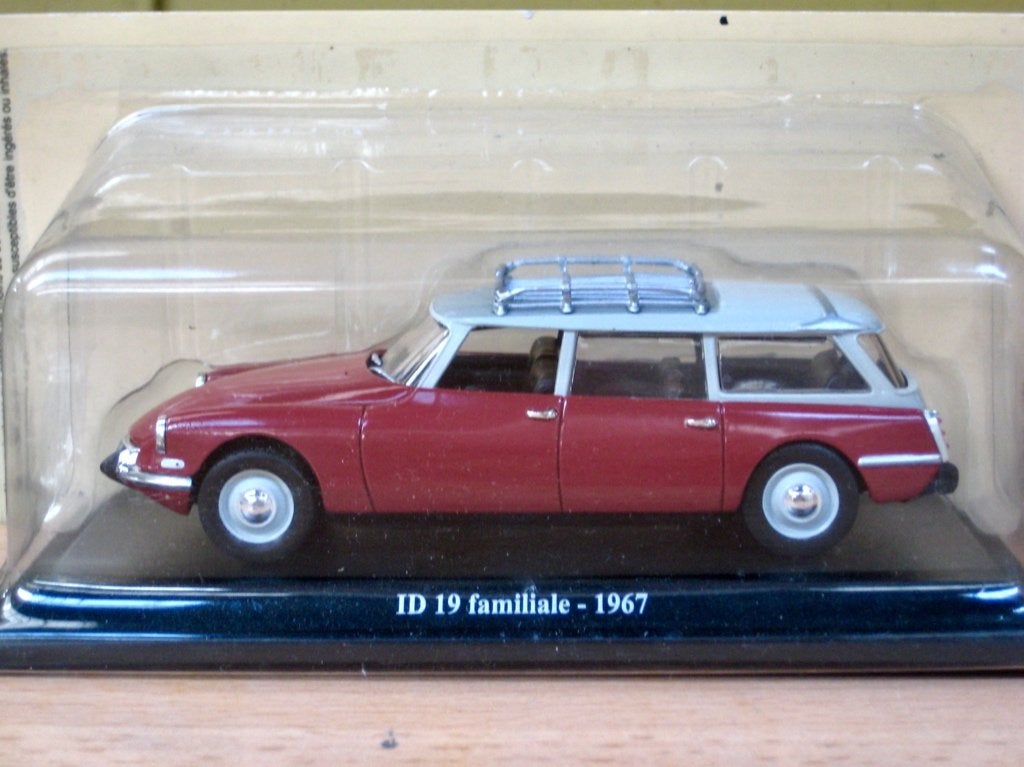 Citroen ID 19 Break familiale 1967 rood DS Collection 1:43, Hobby en Vrije tijd, Modelauto's | 1:43, Ophalen of Verzenden, Nieuw
