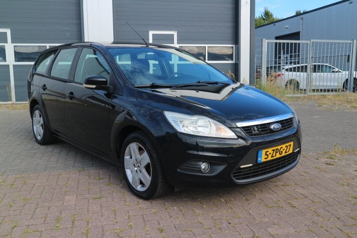 Ford FOCUS Wagon 1.8 Trend Flexi Fuel (bj 2011), Euro 5, Stof, Gebruikt, Zwart
