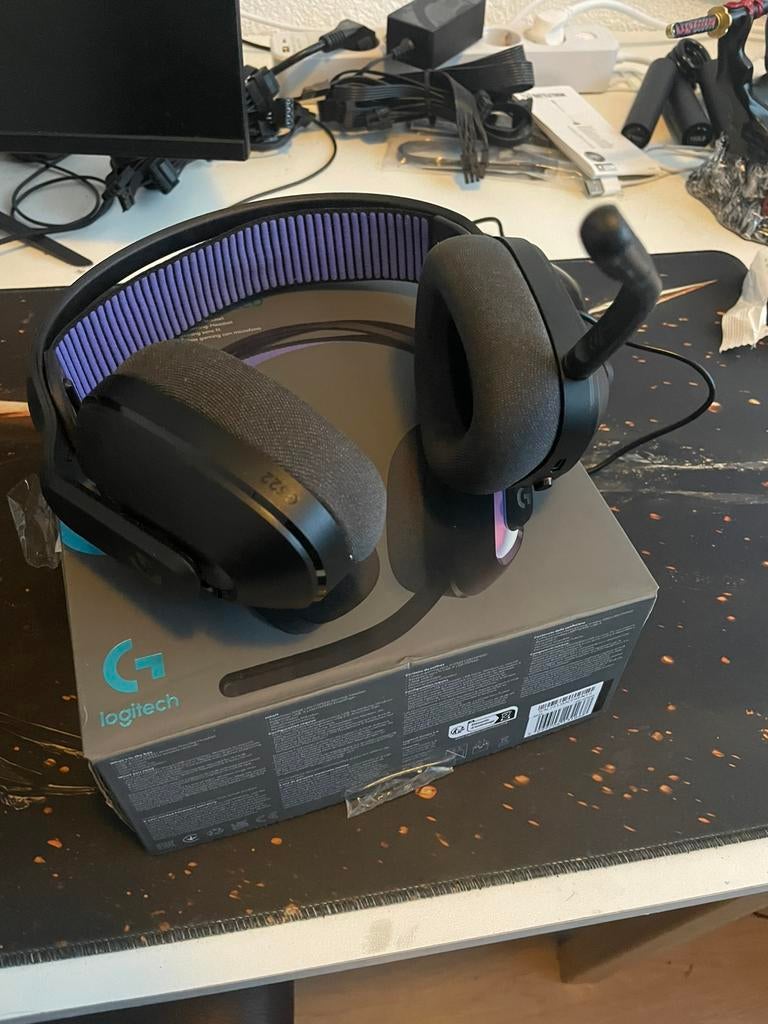 G522 logitech headset, Ophalen, Zo goed als nieuw, Draadloos, Over-ear