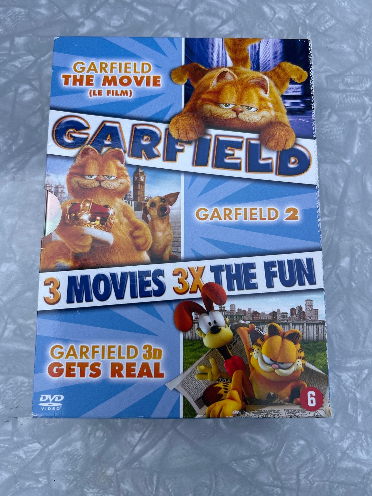 Garfield Film Collectie - 3 Films Boxset DVD, Animatie, Verzamelbox, Verzenden, Alle leeftijden