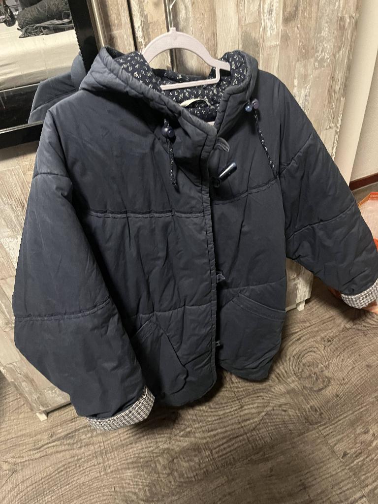 navy vintage jacket, Blauw, Maat 42/44 (L), Ophalen of Verzenden, Onbekend