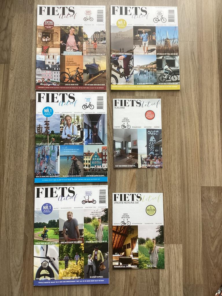 4 x Fiets Actief magazine 2024 / 2025, Boeken, Tijdschriften en Kranten, Ophalen of Verzenden, Zo goed als nieuw, Sport en Vrije tijd