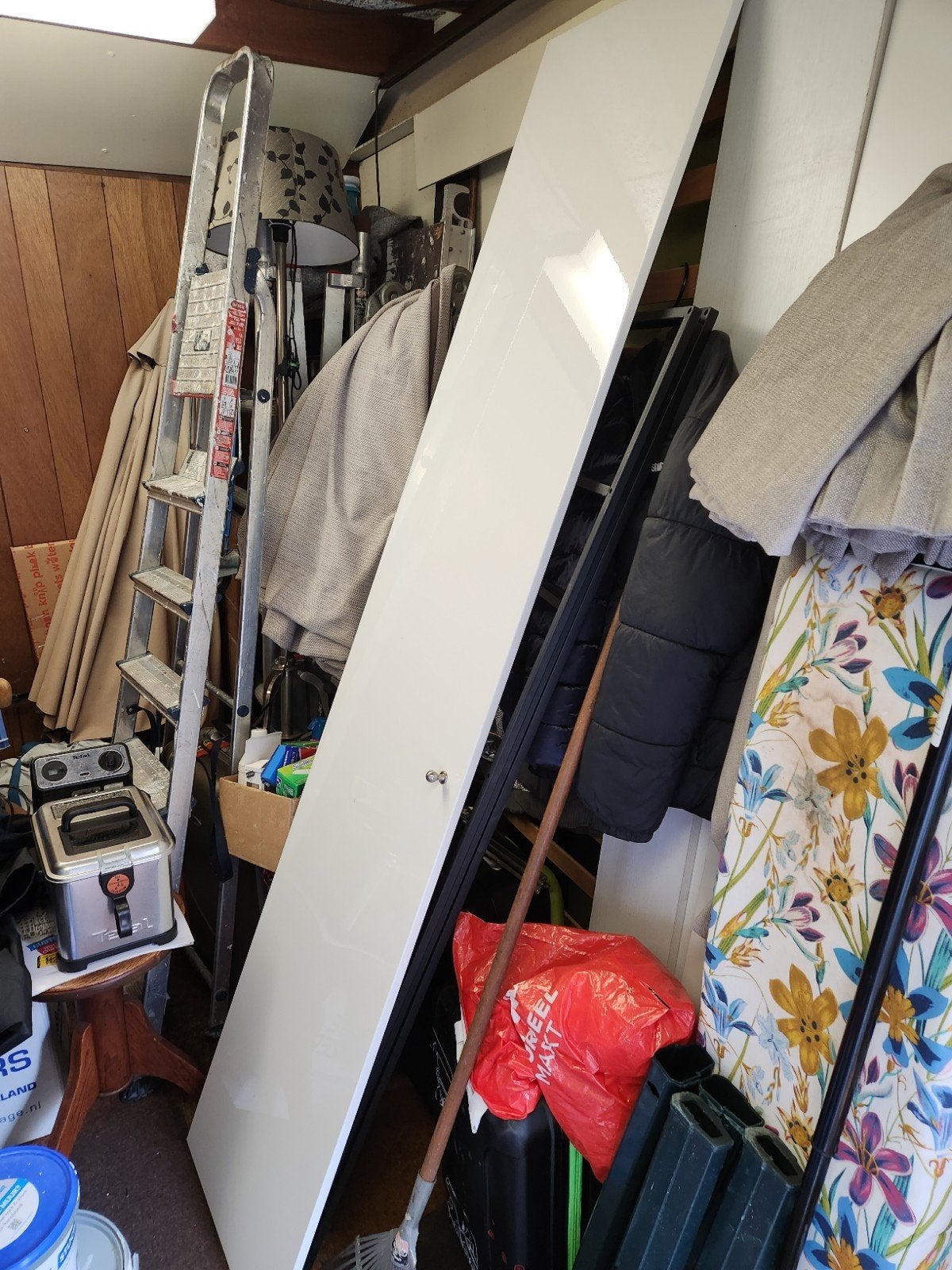 IKEA PAX Hoogglans Kastdeur 50x236 cm, Ophalen, Overige materialen, Minder dan 50 cm, Gebruikt