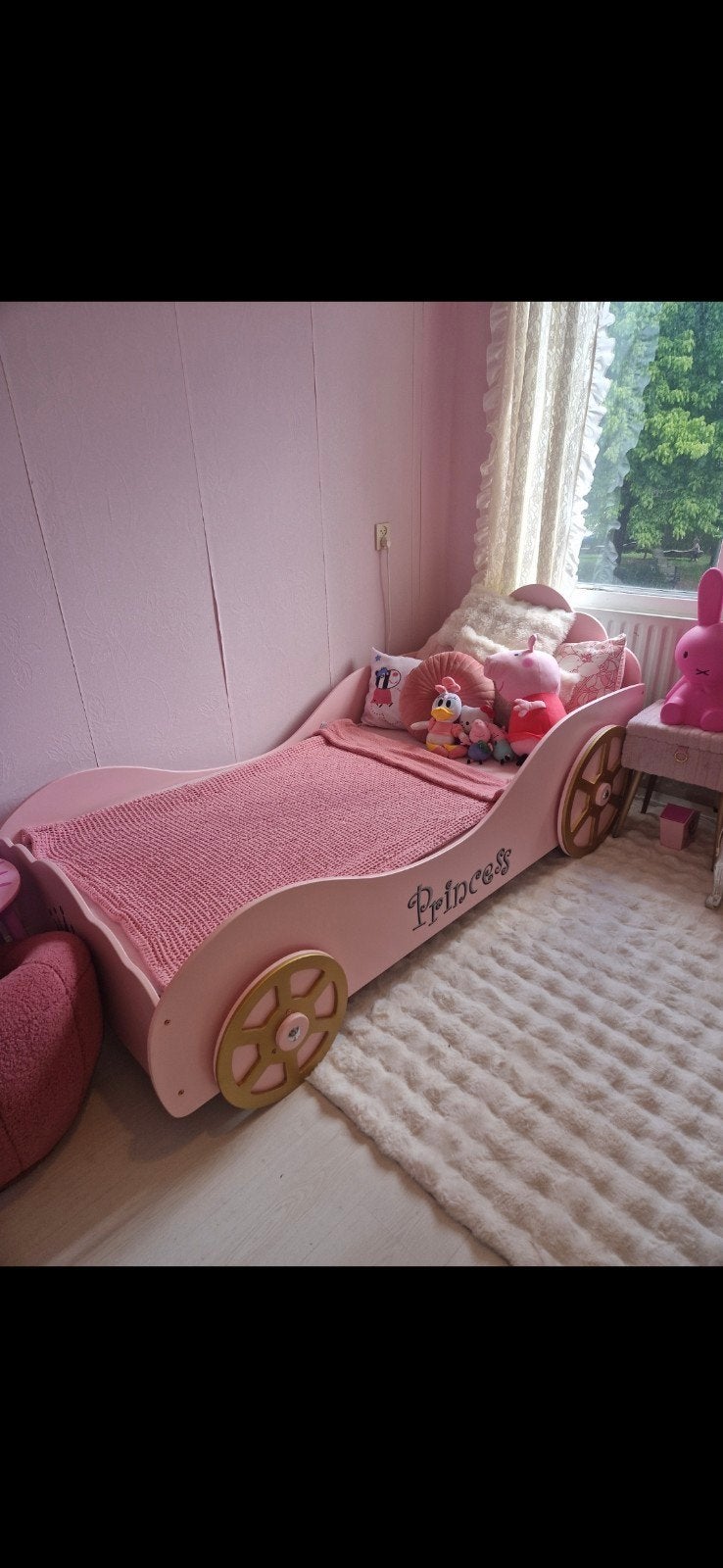 princessbed te koop met matras, Ophalen of Verzenden, Eenpersoons, Hout