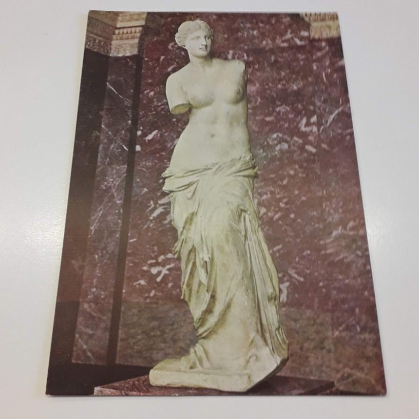 Venus van Milo / Louvre Parijs / 1955 / U.S.A., Ophalen of Verzenden, 1940 tot 1960, Ongelopen, Sterren en Beroemdheden