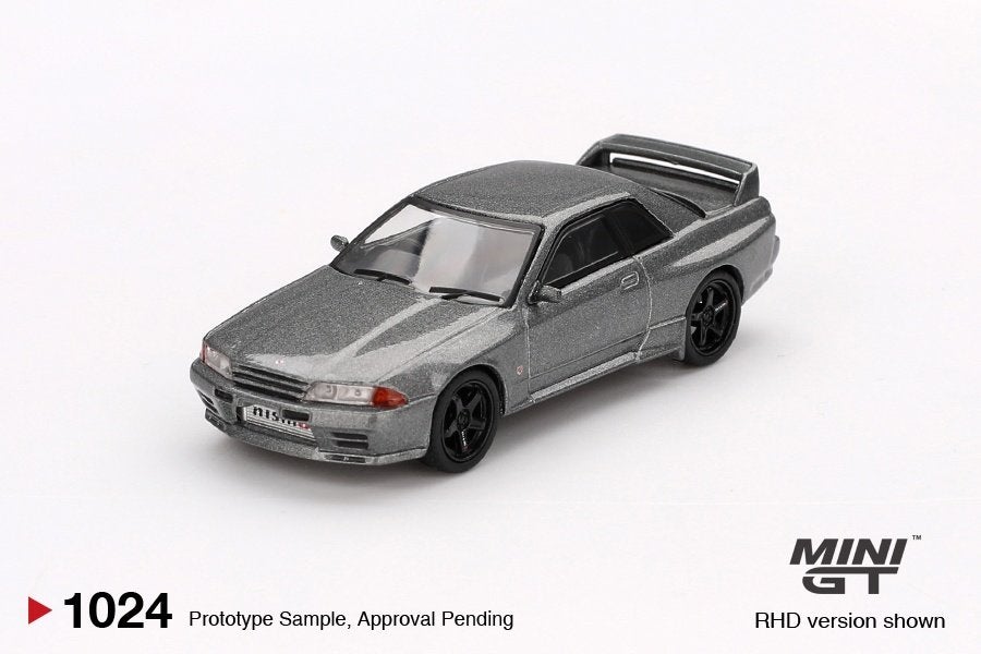 Mini GT Nissan Skyline GT-R (NISMO BNR32) Dark Metal Gray, Www.rubensmodelautos.nl, Auto, Nieuw, Ophalen of Verzenden