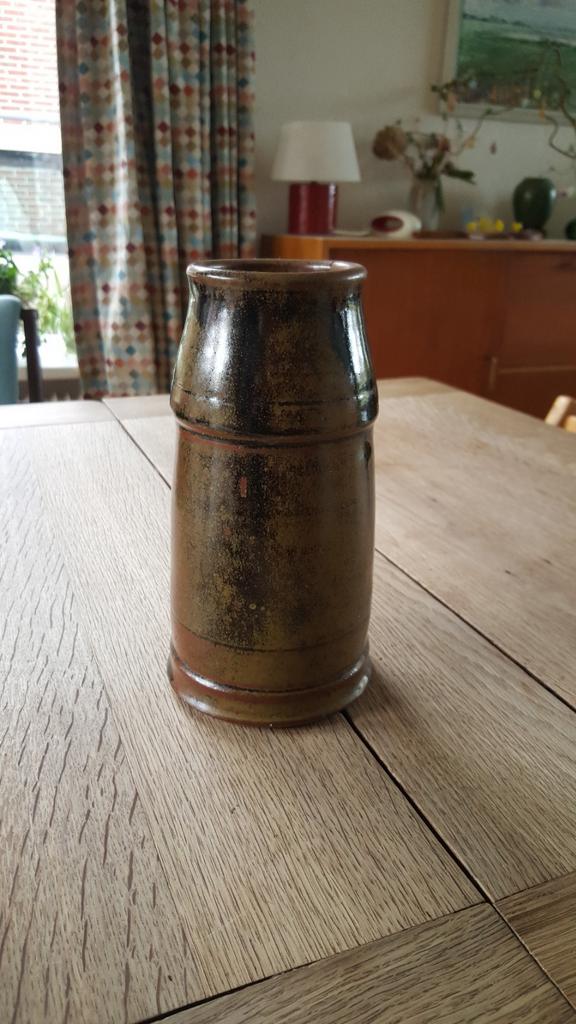 Vaas vintage handwerk Engels, Antiek en Kunst, Ophalen of Verzenden
