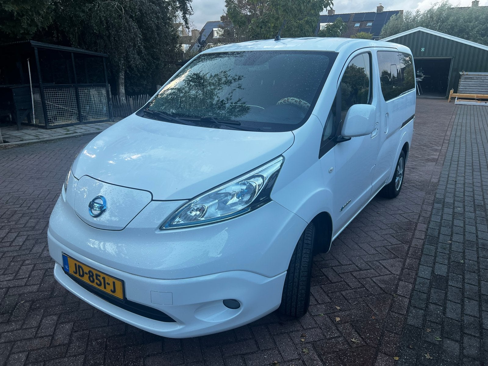 Nissan NV200 Evalia Elektrisch 109pk 7pl, Auto's, Wit, Origineel Nederlands, Elektrisch, Te koop