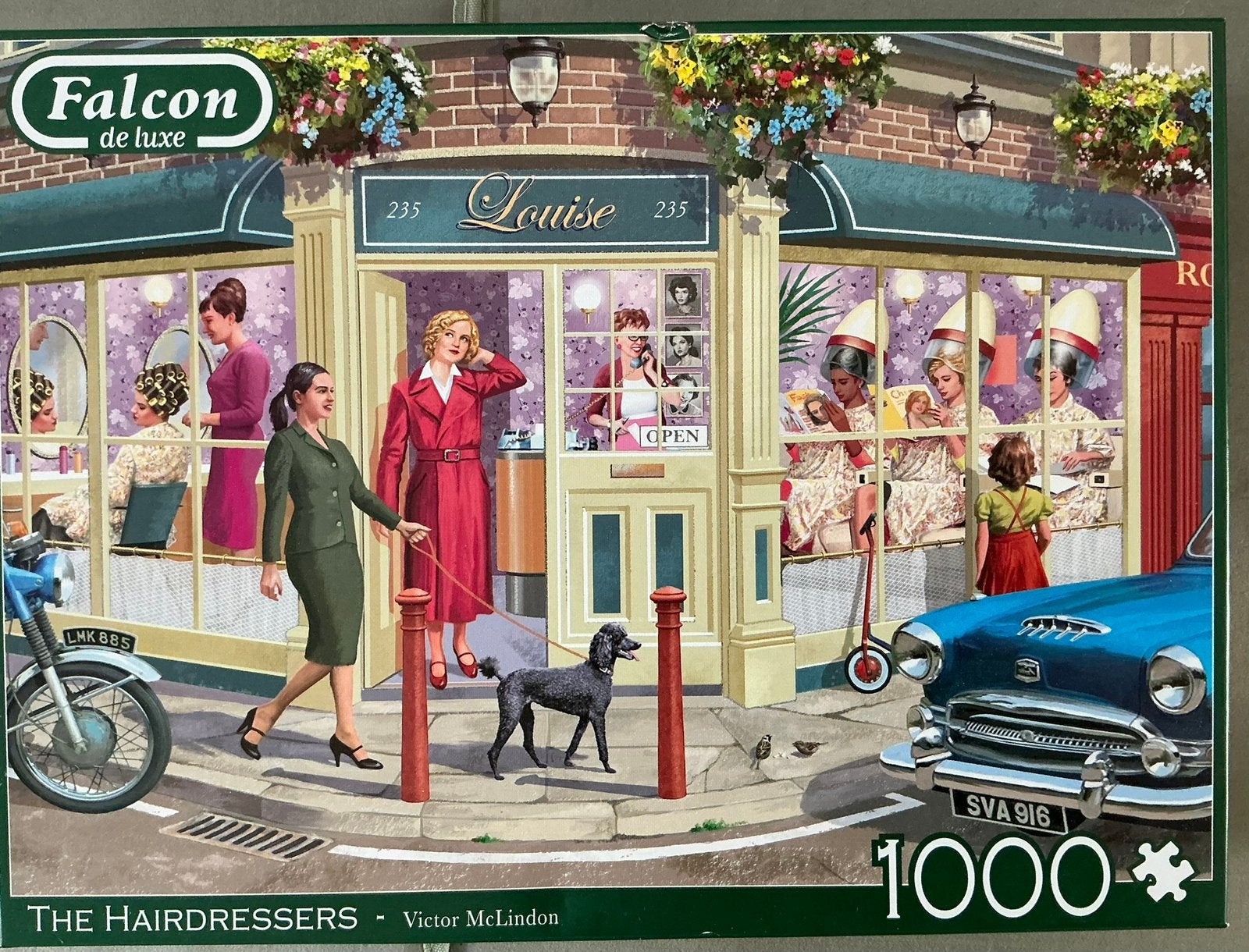 Falcon puzzel, the hairdresser, Ophalen of Verzenden, 500 t/m 1500 stukjes, Zo goed als nieuw